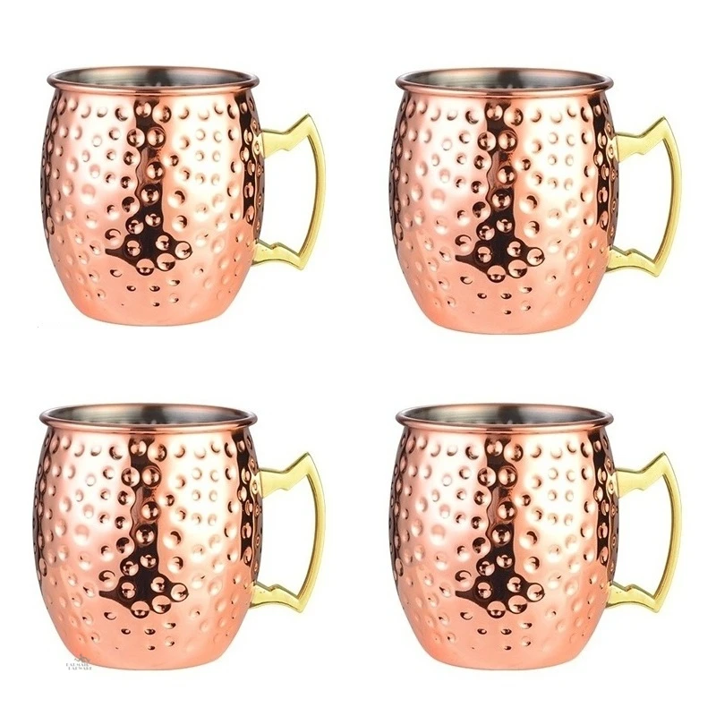 Mule Copper Mug - 4 шт. кружек для коктейля Moscow