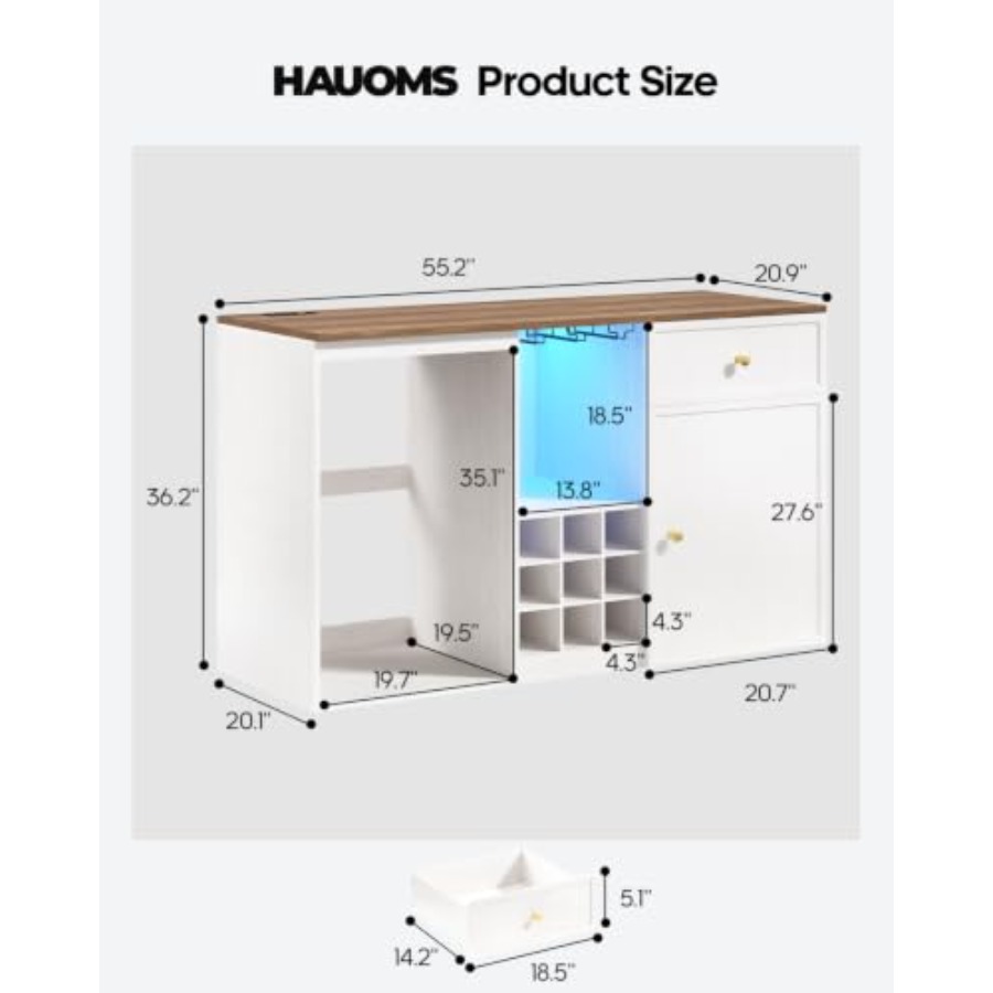 Кофейный барный шкаф с местом  – обзор и цена Home Bar And Fridge