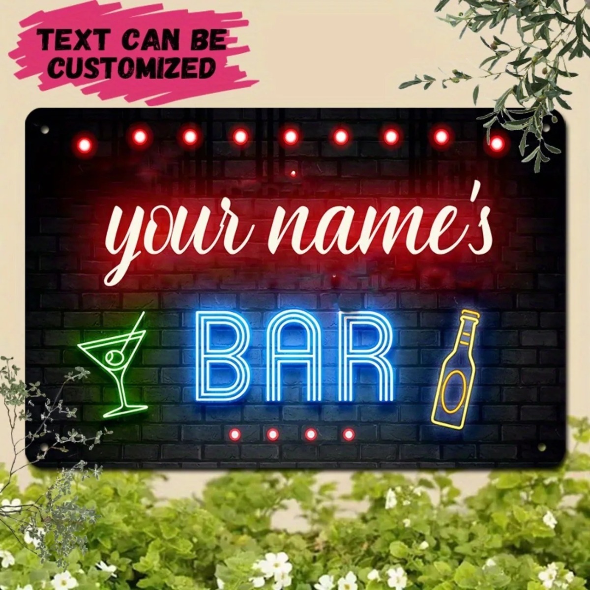 Винтажная алюминиевая настенна – обзор и цена Home Bar Signs