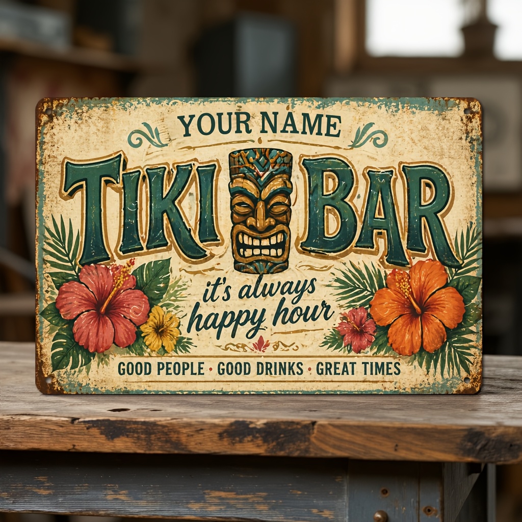 Персонализированная металличес – обзор и цена Home Bar Signs