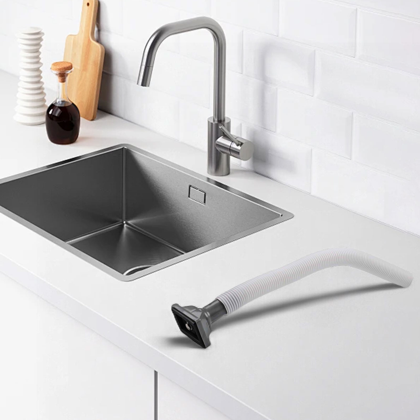 Серый вертикальный сливной пат – обзор и цена Home Bar Sink